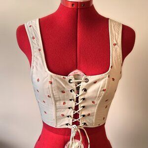Selkie Strawberry Soft Corset - Adjustable